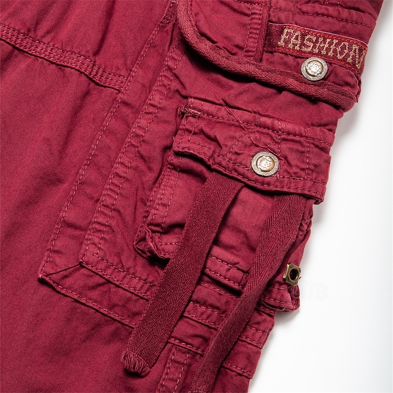 Capri Cargo Shorts with Drawstring, Casual Comfort, Streetwear